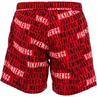 Bikkembergs Zwemshorts Allover Rood