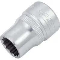 Hazet Dopsleutel 880AZ-3/8 · 3/8 inch (10 mm) vierkant hol · Buitentwaalfkant tractieprofiel · SW 3/8?