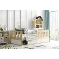 BMS SMART - Kinderbed - 80x160 cm - Hout - Met opbergruimte