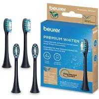Beurer SC Premium White Opzetborstels - Zwart - 4 stuks