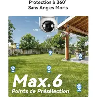 IMOU 2K Wireless Solar WiFi Surveillance Camera - Met Solar Panel - Wifi - Outdoor - Buiten Camera - Wit - Beveiligings Camera - Tot Max 256GB Micro SD (niet inbegrepen)