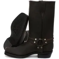 Grinders Unisex Bruine Western Hoge Leren Laarzen - Renegade Hi