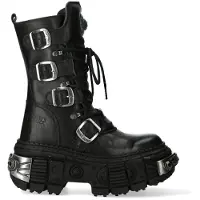 New rock halfhoge gotische leren laarzen-WALL1473-S3