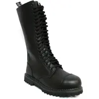 Grinders Slijpmachines Unisex Zwarte Punk Militaire Laarzen-King CS