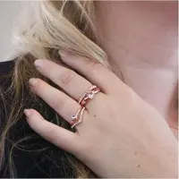 MYC Paris Zinnia Ring - Oostenrijks Kristal