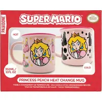 Paladone Super Mario Princess Peach Heat Change Mug – Officieel Gelicentieerde Nintendo Mok, 300 ml-