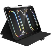Speck Tablethoes geschikt voor Apple iPad Pro 11 Inch (2025) Hoes | Balance Folio Bookcase + Stylus Houder - Zwart