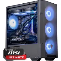 FlowUp x Powered By MSI - De Ik hoor je Gaming PC - Don Kaaklijn - Ryzen 5 - RTX 5060 - 32 GB RAM - 1 TB SSD - Waterkoeling
