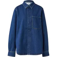 Comma Blouse blauw denim