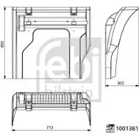 FEBI BILSTEIN 1001381 Spatbord