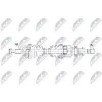 NTY NPW-RE-254 Aandrijfas
