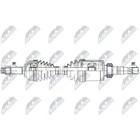 NTY NPW-NS-202 Aandrijfas
