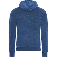 Rusty neal Gewassen hoodie met een used look