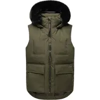 NAVAHOO Bodywarmer 'Zimthäschen XIV' olijfgroen