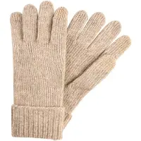 Camel active Gebreide handschoenen van zachte mix - Maat womenswear-L - Karamel