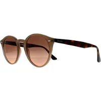 Ray-Ban 2180 678846 gepolijste tortledove roze gradiënt grijze zonnebril