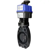Cepex 72270 Ø125-140 Dn125 Butterfly Valve Standard Ellectrically Actuated Valve Ac/dc 24-230v Zilver