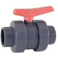 Cepex 02476 Ø75 Standard Ball Valve Female Solvent Socket O-rings In Epdm Black Dot Grijs