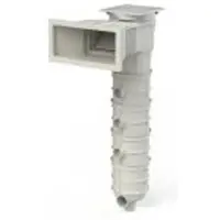 AstralPool 73161 Filtering Skimmer For Concrete With 2 Cartridges 20m3 Transparant