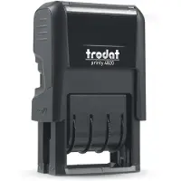 Trodat Printy 4820 datumstempel Zwart schrifthoogte 4mm Nederlands
