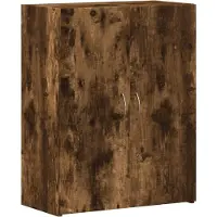 vidaXL Archiefkast 60x32x77,5 cm bewerkt hout gerookt eikenkleurig