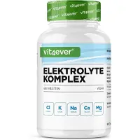 Vit4ever Elektrolyten - 600 tabletten met Magnesium, Calcium, Kalium, Natrium & Chloride - Elektrolytenbalans & Spierfunctie - Keto Dieet - Veganistisch