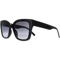 Marc Jacobs Vierkant Vrouwen Glimmend Zwart Donkergrijs Kleurverloop MARC 658/S