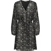 ONLY Jurk 'ONLCera' bruin / zwart / wit