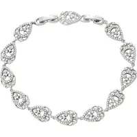 Gaya Armband zilver / transparant