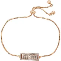 NAEMI Armband rose-goud / transparant