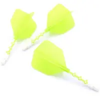 Cuesoul - ROST T19 Integrated Dart Flights - Big Wing - Green White