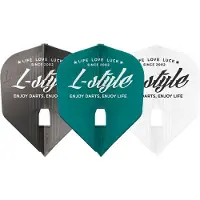 L-Style Champagne Kami L3 Shape Vintage Logo Type-B - Dart Flights