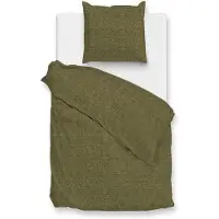 Zohome Zo Home Dekbedovertrek Flanella di Lino - olive green 140x200/220cm