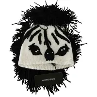 Dolce&Gabbana Black White Kasmier dierenontwerp Women's Hoed