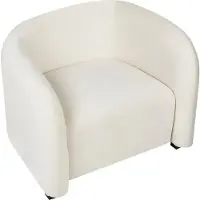 Beliani VELTADA - Fauteuil set van 2 - Off-white - Fluweel