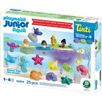 Playmobil Junior & Tinti: Christmas Bathroom Countdown Construction Game Veelkleurig Kinderen