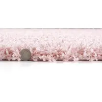 Muratap Loca shaggy vloerkleed licht roze hoogpolig- 140x200 cm