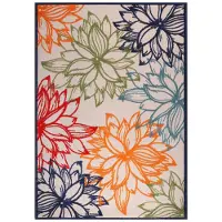 Muratap Binnen en buiten vloerkleed floral outdoor laagpolig tapijt 200x290 cm