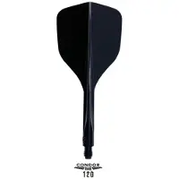Condor AXE 120 Trifin Black Small - Dart Flights