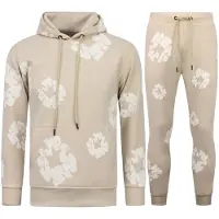 Top Star Dik geweven trainingspak met bloemen all over bloemenpak