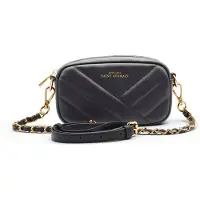 ATELIERS SAINT GERMAIN Opera – Gewatteerde mini clutch – Zwart