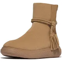 FitFlop Iq-comff tassel suede short boots