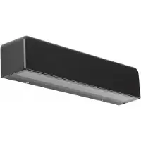 Ks Verlichting - wandlamp - Warwick - buitenlamp - zwart - LED - aluminium - downlighter
