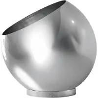 AYTM Globe bloempot Ø37 cm Zilverkleurig