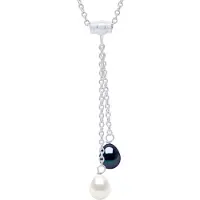 ATELIERS SAINT GERMAIN Hanger Duo 2 Echte Gecultiveerde Zoetwaterparels Parel 7-8 mm