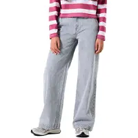 Garcia I52725 meisjes Jeans, 170, Grijs, Wide fit