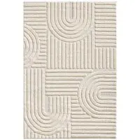 Muratap Japandi art vloerkleed boho scandinavisch laagpolig effen - 80x250 cm