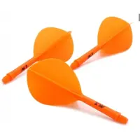 Cuesoul - Tero Flight System AK5 Rost Teardrop - Orange - Dart Flights