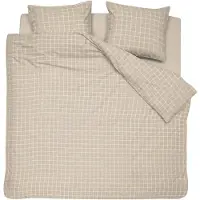 Cinderella dekbedovertrekset flanel 260x200/220 cm carre naturel |