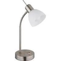 Globo Bureaulamp Malte nikkel